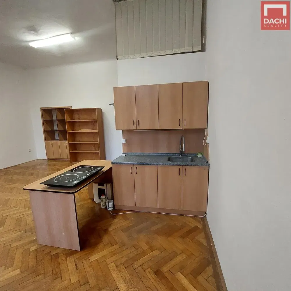 Kitchen; kitchen appliances, wood floor, natural light, modern style