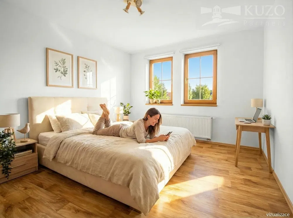 Хол; дървен под, естествена светлина, модерен стил