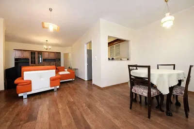 Хол; дървен под, естествена светлина, модерен стил