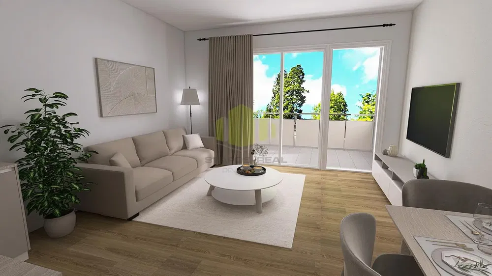 Kitchen; kitchen appliances, wood floor, natural light, modern style