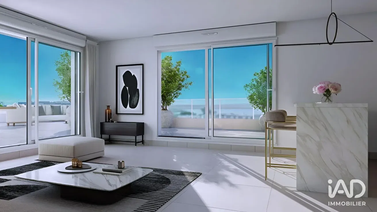 Salon; parquet, lumière naturelle, style moderne