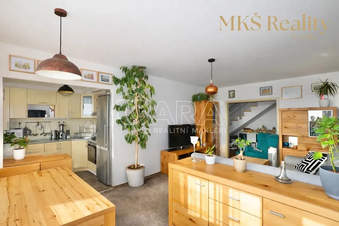 Кухня; кухненски уреди, дървен под, естествена светлина, модерен стил