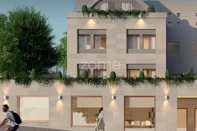 مطبخ; أجهزة المطبخ, أرضية من البلاط, ضوء طبيعي, أسلوب عصري