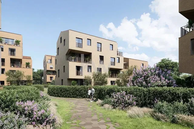 Woonkamer; houten vloer, natuurlijk licht, moderne stijl