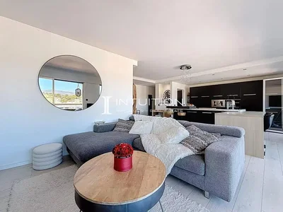 Kitchen; kitchen appliances, wood floor, natural light, modern style