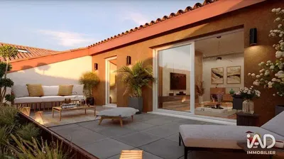 Küche; küchengeräte, holzboden, tageslicht, moderner stil