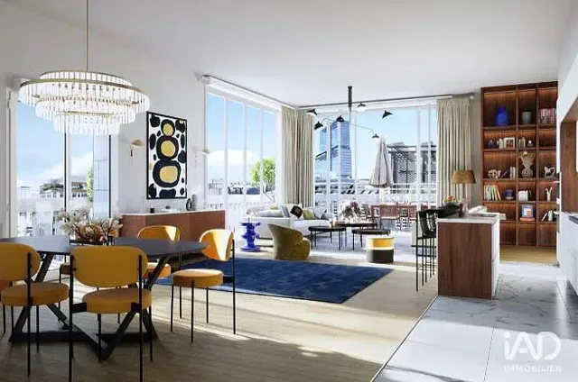 Küche; küchengeräte, holzboden, tageslicht, moderner stil