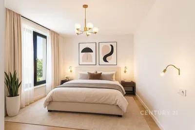 Κουζίνα; συσκευές κουζίνας, ξύλινο πάτωμα, φυσικό φως, μοντέρνο στυλ