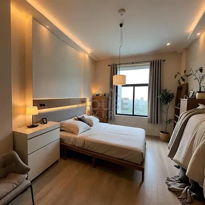 Kitchen; kitchen appliances, wood floor, natural light, modern style