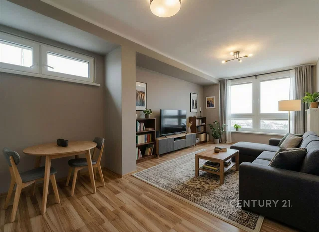 Cuisine; électroménager, parquet, lumière naturelle, style moderne