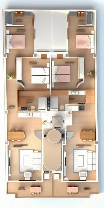 Cuisine; électroménager, parquet, lumière naturelle, style moderne