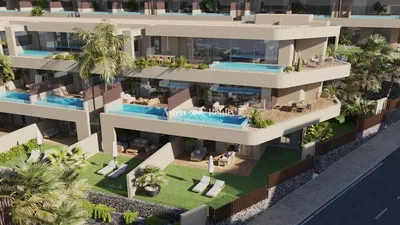 Woonkamer; houten vloer, natuurlijk licht, moderne stijl