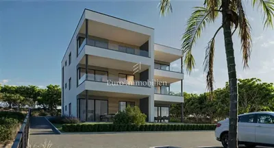 Cuisine; électroménager, parquet, lumière naturelle, style moderne