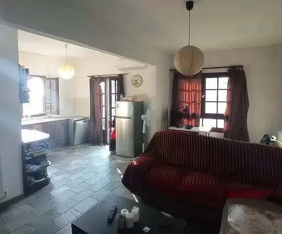 Kitchen; kitchen appliances, wood floor, natural light, modern style