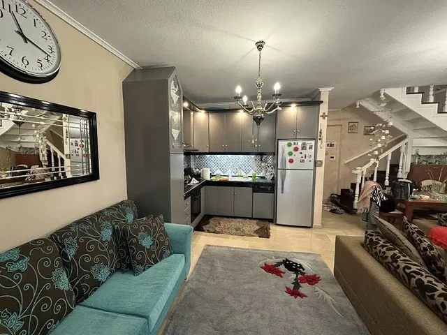 Kitchen; kitchen appliances, wood floor, natural light, modern style