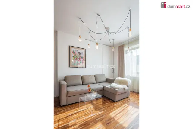 Salon; parquet, lumière naturelle, style moderne