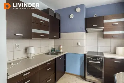 Kuchnia; sprzęt kuchenny, podłoga drewniana, światło dzienne, styl nowoczesny