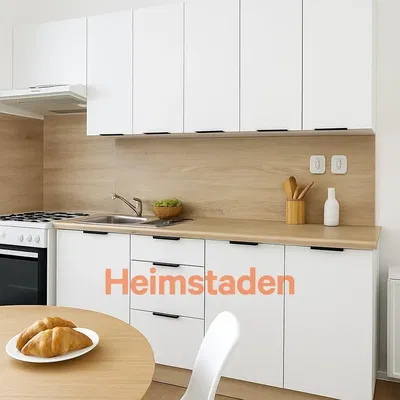 Cuisine; électroménager, parquet, lumière naturelle, style moderne