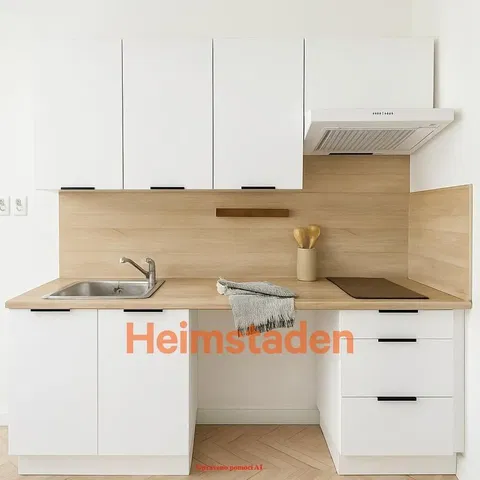 Cozinha; eletrodomésticos, chão de madeira, luz natural, estilo moderno