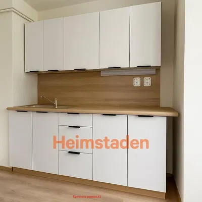 Cozinha; eletrodomésticos, chão de madeira, luz natural, estilo moderno