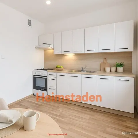 Küche; küchengeräte, holzboden, tageslicht, moderner stil