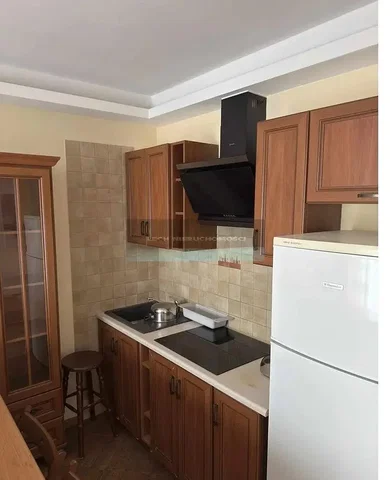 Kuchyně; kuchyňské spotřebiče, dřevěná podlaha, přirozené světlo, moderní styl