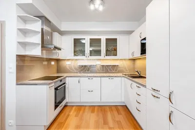 Хол; дървен под, естествена светлина, модерен стил