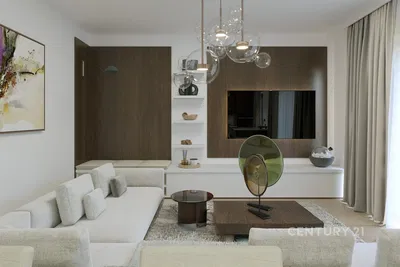 Kuchyně; kuchyňské spotřebiče, dřevěná podlaha, přirozené světlo, moderní styl