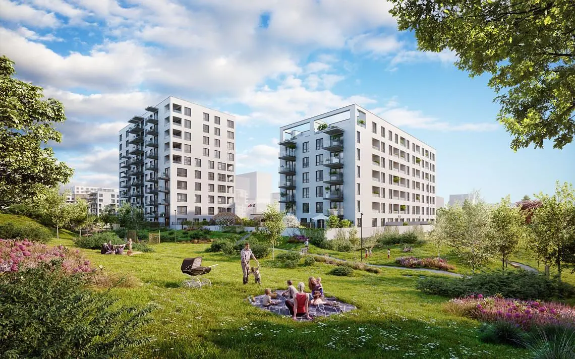 Salon; podłoga drewniana, światło dzienne, styl nowoczesny, wysokie sufity