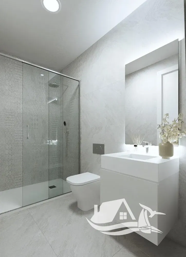 Kuhinja; kućanski aparati, drveni pod, prirodna svjetlost, moderan stil