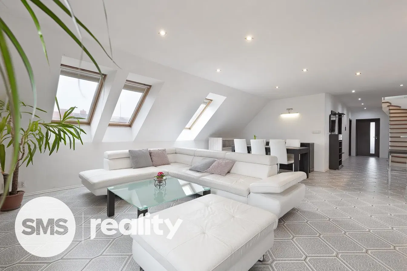 Salon; parquet, lumière naturelle, style moderne, hauteur sous plafond