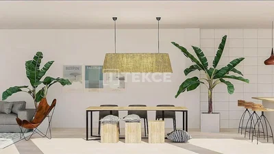 Küche; küchengeräte, holzboden, tageslicht, moderner stil