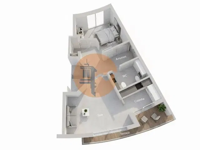 Cucina; elettrodomestici, pavimento in legno, luce naturale, stile moderno