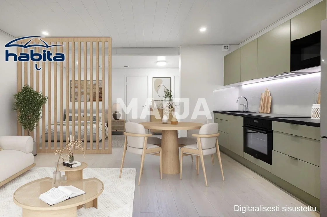 Cucina; elettrodomestici, pavimento in legno, luce naturale, stile moderno