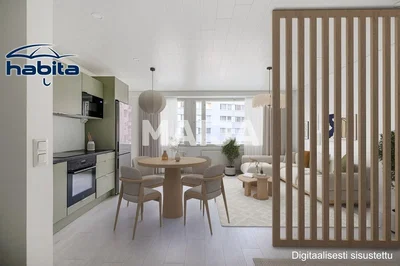 Cucina; elettrodomestici, pavimento in legno, luce naturale, stile moderno