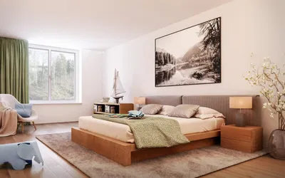 Soggiorno; pavimento in legno, luce naturale, stile moderno