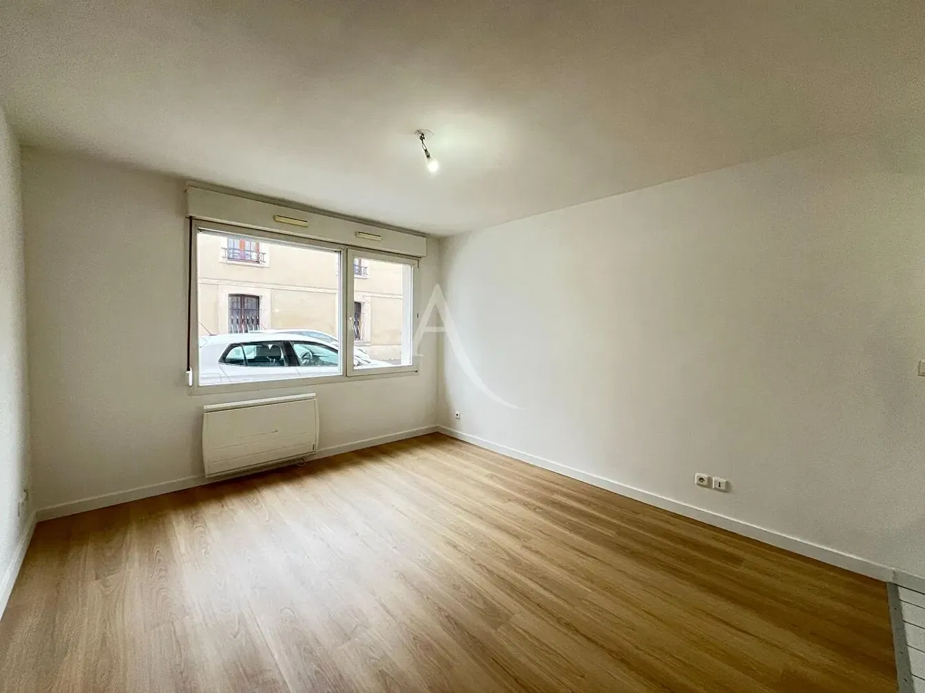 Kitchen; kitchen appliances, wood floor, natural light, modern style