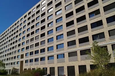 Kuhinja; kućanski aparati, drveni pod, prirodna svjetlost, moderan stil