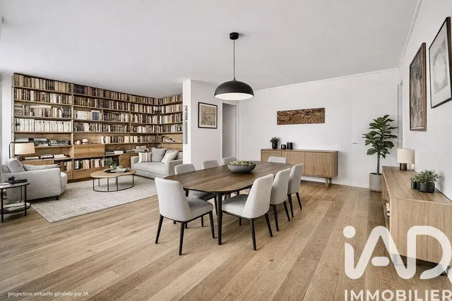 Salón; suelo de madera, luz natural, estilo moderno