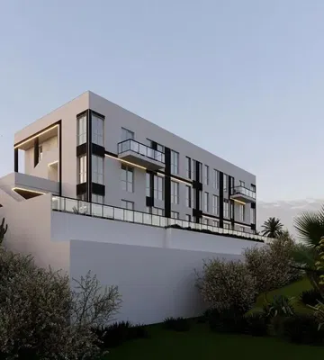 Кухиња; кухињски апарати, дрвени под, природно светло, модерни стил