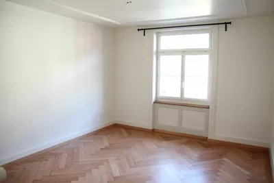 Кухиња; кухињски апарати, дрвени под, природно светло, модерни стил