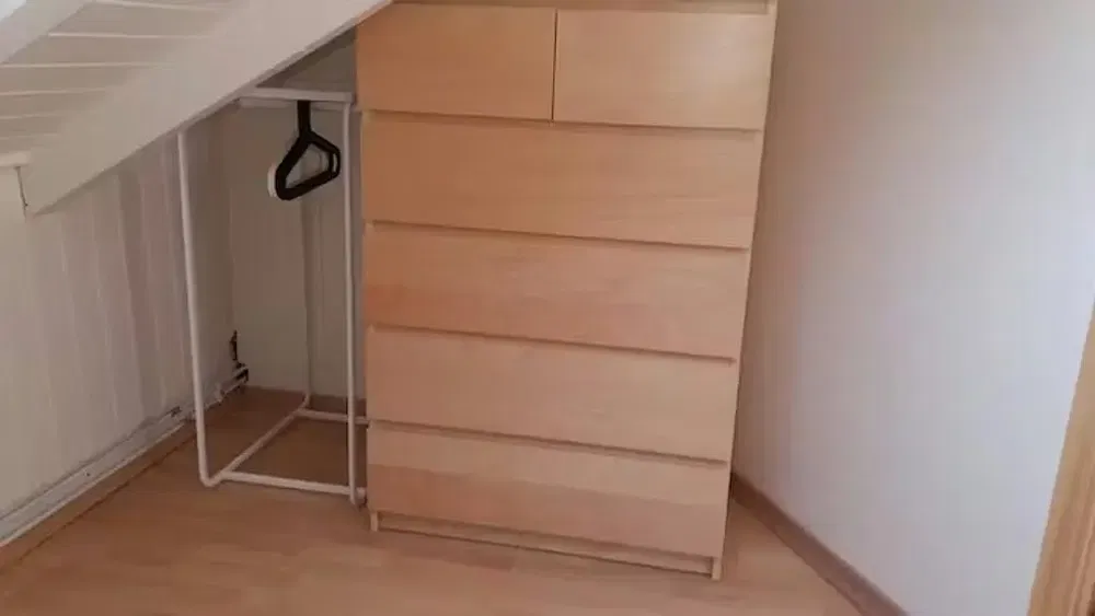 Kitchen; kitchen appliances, wood floor, natural light, modern style