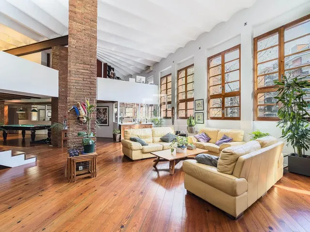 Kitchen; kitchen appliances, wood floor, natural light, modern style