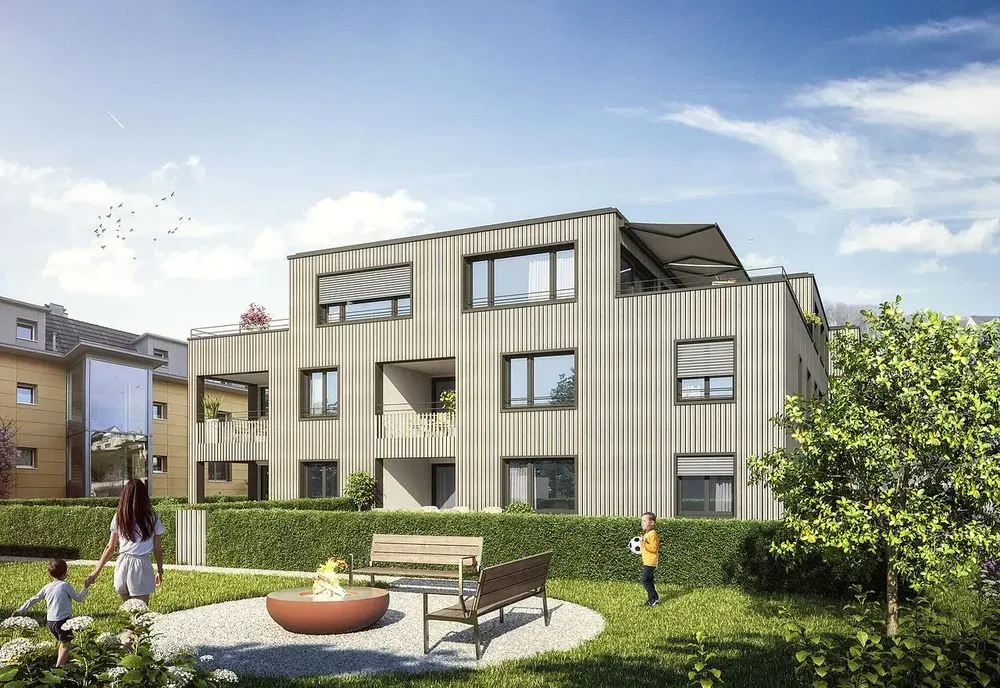 Salón; suelo de madera, luz natural, estilo moderno