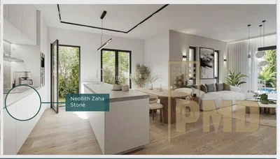 Cuisine; électroménager, parquet, lumière naturelle, style moderne