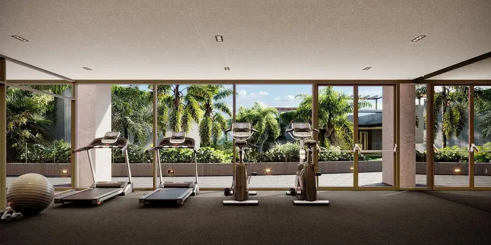 Cuisine; électroménager, parquet, lumière naturelle, style moderne