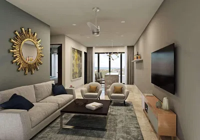 Cuisine; électroménager, parquet, lumière naturelle, style moderne