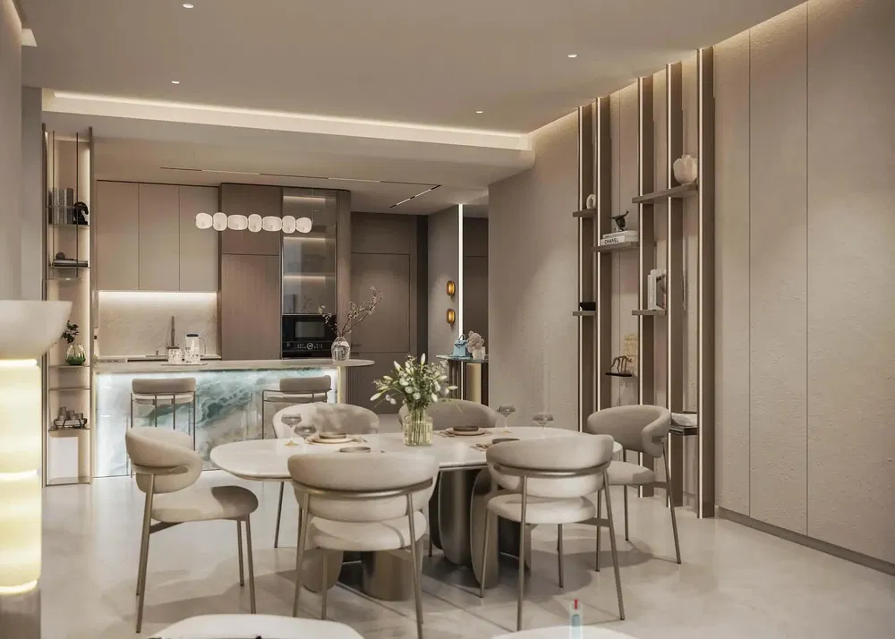 Obývačka; drevená podlaha, prirodzené svetlo, moderný štýl