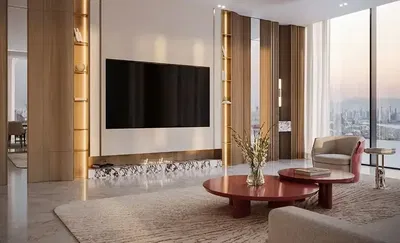 Cuisine; électroménager, parquet, lumière naturelle, style moderne