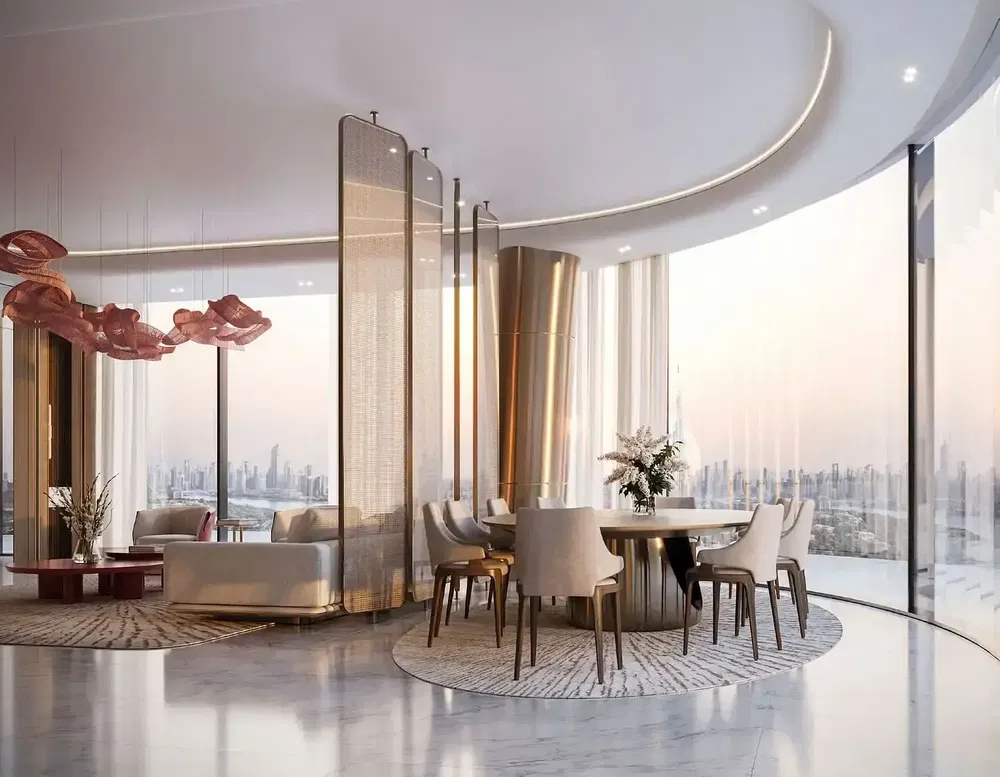 Salon; parquet, lumière naturelle, style moderne